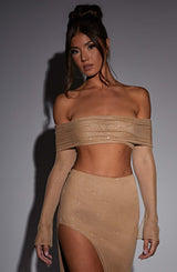 Jana Top - Gold Sparkle Tops Babyboo Fashion Premium Exclusive Design