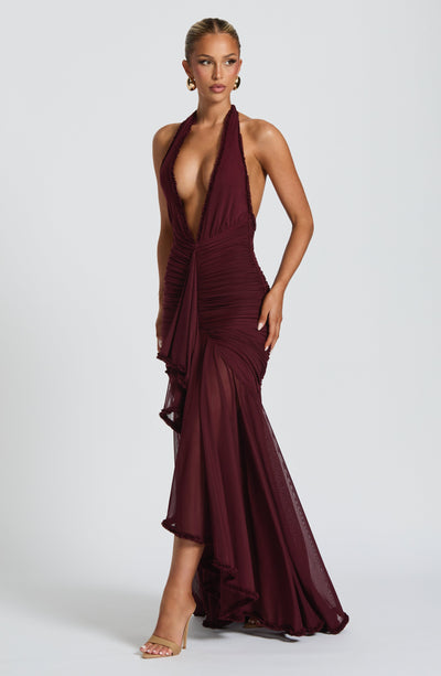 Janessa Maxi Dress - Cherry Lacquer - View 4 | Shop Formal Dress