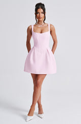 Janiyah Mini Dress - Blush Dress Babyboo Fashion Premium Exclusive Design
