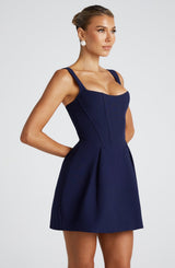 Janiyah Mini Dress - Navy Dress Babyboo Fashion Premium Exclusive Design