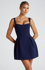 Janiyah Mini Dress - Navy Dress Babyboo Fashion Premium Exclusive Design