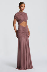 Jaya Maxi Dress - Dusty Rose Dress Babyboo Fashion Premium Exclusive Design