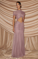 Jaya Maxi Dress - Dusty Rose Dress Babyboo Fashion Premium Exclusive Design