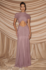 Jaya Maxi Dress - Dusty Rose Dress XS Babyboo Fashion Premium Exclusive Design