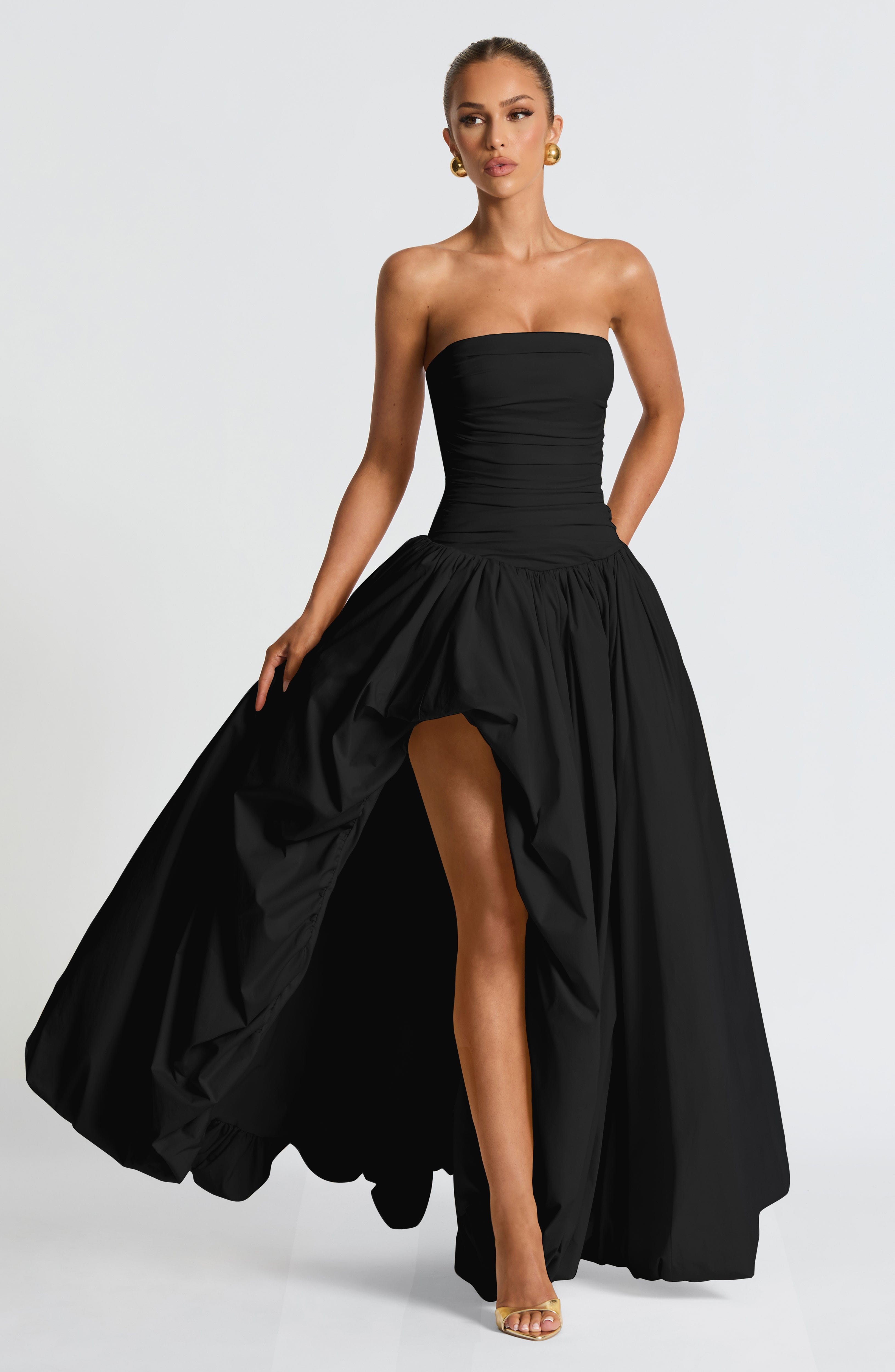 Jillian Maxi Dress - Black | Black Maxi Dress at Babyboo Fashion Jillian Maxi Dress - Black | Black Maxi Dress at Babyboo Fashion