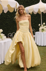 Jillian Maxi Dress - Lemon Dress Babyboo Fashion Premium Exclusive Design