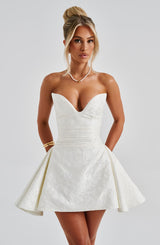 Joan Playsuit - Ivory Playsuit Babyboo Fashion Premium Exclusive Design