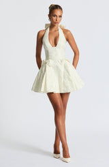 Jocelyn Mini Dress - Ivory Dress Babyboo Fashion Premium Exclusive Design