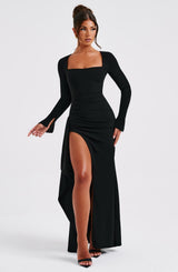 Jordana Maxi Dress - Black Dress Babyboo Fashion Premium Exclusive Design