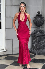 Josephine Maxi Dress - Red Dress Babyboo Fashion Premium Exclusive Design