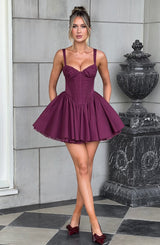 Josie Mini Dress - Cherry Lacquer Dress Babyboo Fashion Premium Exclusive Design