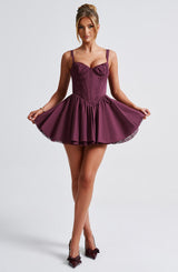 Josie Mini Dress - Cherry Lacquer Dress Babyboo Fashion Premium Exclusive Design