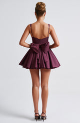 Josie Mini Dress - Cherry Lacquer Dress Babyboo Fashion Premium Exclusive Design