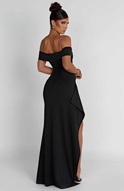 Shop Formal Dress - Joyce Maxi Dress - Black fifth image