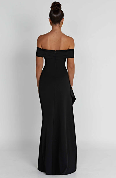 Shop Formal Dress - Joyce Maxi Dress - Black fourth image