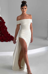 Joyce Maxi Dress - Ivory Dress XS Babyboo Fashion Premium Exclusive Design