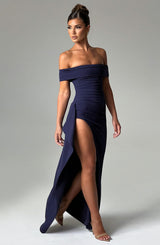 Joyce Maxi Dress - Navy Dress Babyboo Fashion Premium Exclusive Design