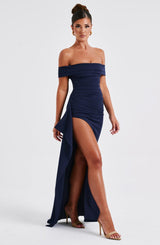 Joyce Maxi Dress - Navy Dress XS Babyboo Fashion Premium Exclusive Design