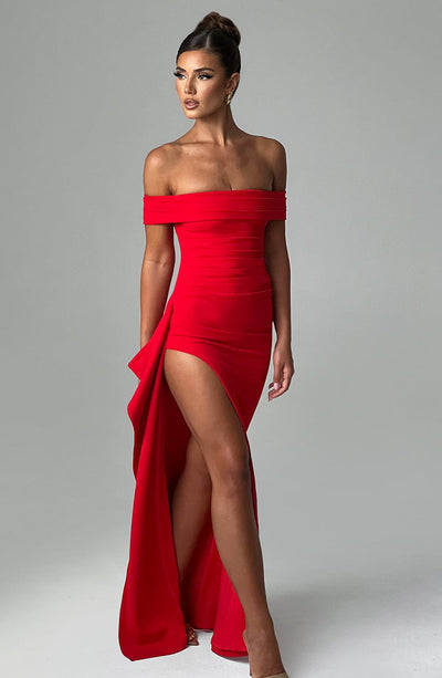 Collective Dress - Joyce Maxi Dress - Red image 4