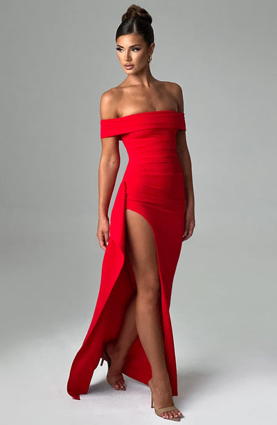 Shop Formal Dress - Joyce Maxi Dress - Red secondary image