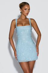 Julissa Mini Dress - Glacier Blue Dress XS Babyboo Fashion Premium Exclusive Design