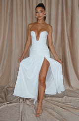 Junia Maxi Dress - White Dress Babyboo Fashion Premium Exclusive Design