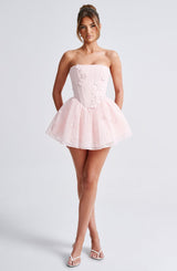Justina Playsuit - Blush Playsuit Babyboo Fashion Premium Exclusive Design