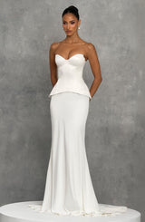 Kaia Maxi Skirt - Ivory Skirt Babyboo Fashion Premium Exclusive Design