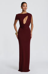 Kalina Maxi Dress - Cherry Lacquer Dress Babyboo Fashion Premium Exclusive Design