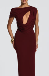Kalina Maxi Dress - Cherry Lacquer Dress Babyboo Fashion Premium Exclusive Design