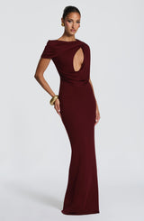 Kalina Maxi Dress - Cherry Lacquer Dress Babyboo Fashion Premium Exclusive Design