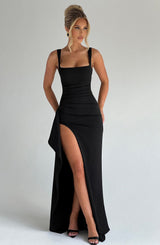 Katana Maxi Dress - Black Dress Babyboo Fashion Premium Exclusive Design
