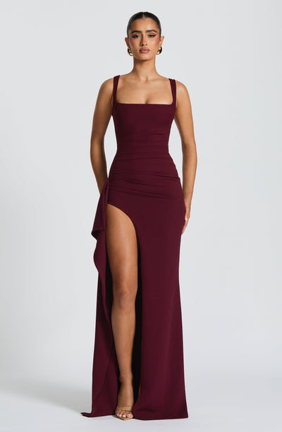 Katana Maxi Dress - Cherry Lacquer - View 3 | Shop Formal Dress