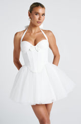 Keely Mini Dress - Ivory Dress Babyboo Fashion Premium Exclusive Design
