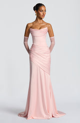 Kensington Maxi Dress - Blush Dress Babyboo Fashion Premium Exclusive Design