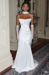 Kensington Maxi Dress - Ivory Dress XS Babyboo Fashion Premium Exclusive Design