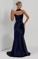 Kensington Maxi Dress - Navy Dress Babyboo Fashion Premium Exclusive Design