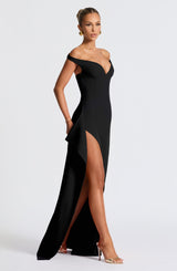 Khalesia Maxi Dress - Black Dress Babyboo Fashion Premium Exclusive Design