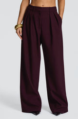 Kirsty Pants - Plum Pants Babyboo Fashion Premium Exclusive Design