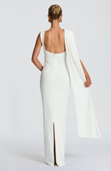 Kylie Midi Dress - Ivory Dress Babyboo Fashion Premium Exclusive Design