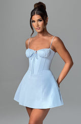 Lacey Mini Dress - Blue Dress Babyboo Fashion Premium Exclusive Design