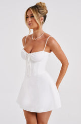 Lacey Mini Dress - Ivory Dress Babyboo Fashion Premium Exclusive Design