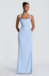 Laleh Maxi Dress - Glacier Blue Dress Babyboo Fashion Premium Exclusive Design