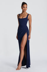 Laleh Maxi Dress - Navy Dress Babyboo Fashion Premium Exclusive Design