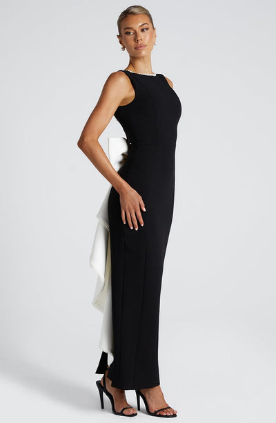 Collective Dress - Lana Midaxi Dress - Black/White image 6