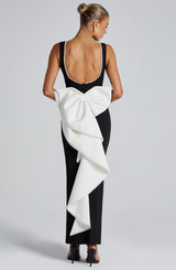 Lana Midaxi - Black/White Dress Babyboo Fashion Premium Exclusive Design