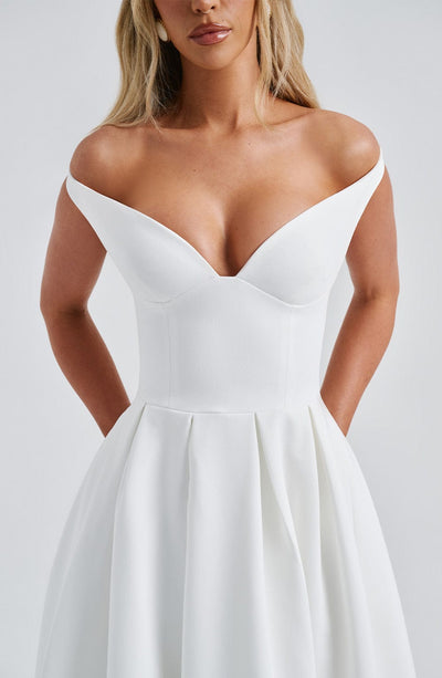 Lanetta Midi Dress - Ivory - View 4 | Shop Formal Dress