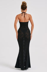 Leilina Maxi Dress - Black Dress Babyboo Fashion Premium Exclusive Design