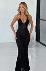 Leilina Maxi Dress - Black Dress Babyboo Fashion Premium Exclusive Design