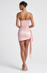 Leoni Mini Dress - Blush Dress Babyboo Fashion Premium Exclusive Design